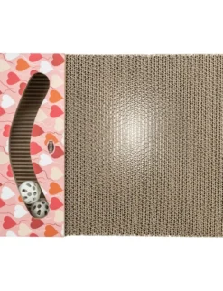 TRIXIE Kratzpappe eckig lachs 38 × 30 cm