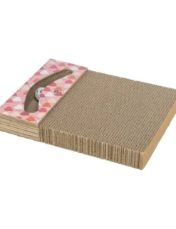 TRIXIE Kratzpappe eckig lachs 38 × 30 cm