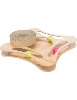 TRIXIE Kratzpappe mit Spielzeug
