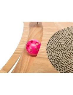 TRIXIE Kratzpappe mit Spielzeug