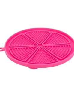 TRIXIE Lick'n'Snack Matte mit Saugnäpfen pink