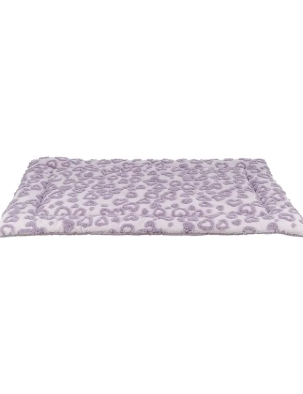 TRIXIE Liegematte Hearts eckig lila 90 × 70 cm