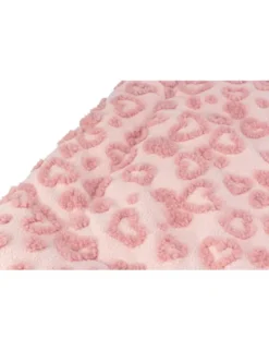 TRIXIE Liegematte Hearts eckig rosa 90 × 70 cm