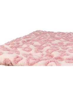 TRIXIE Liegematte Hearts eckig rosa 90 × 70 cm