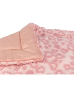 TRIXIE Liegematte Hearts eckig rosa 90 × 70 cm