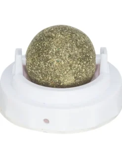 TRIXIE Matatabi Ball mit Halterung weiß Ø 5 cm