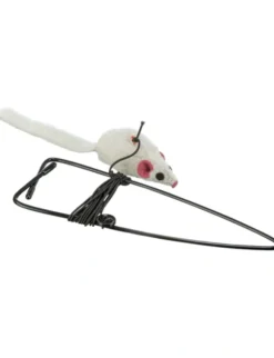 TRIXIE Maus für Türrahmen weiß 8 cm / 1,9 m