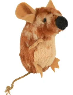 TRIXIE Maus mit Microchip Katzenminze braun 8 cm