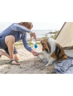 TRIXIE Mobile Hundedusche blau
