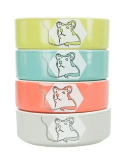 TRIXIE Napf Comic-Hamster Hello 90 ml