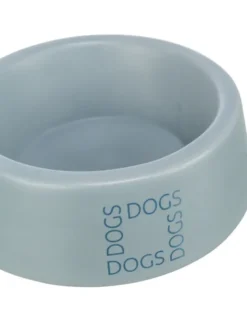 TRIXIE Napf Dogs blau, grau 0,4 l
