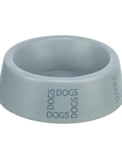 TRIXIE Napf Dogs blau, grau 0,4 l
