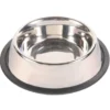 TRIXIE Napf Edelstahl/Gummi 0,45 l