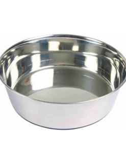 TRIXIE Napf Edelstahl/Gummi silber 0,5 l