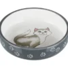 TRIXIE Napf flach Katze 0,3l grau 300 ml
