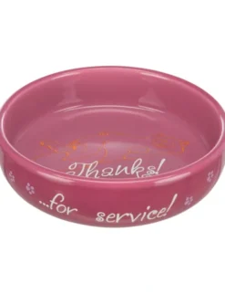 TRIXIE Napf flach Thanks for Service 300 ml