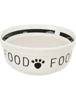TRIXIE Napf Food schwarz, weiß 0,6 l