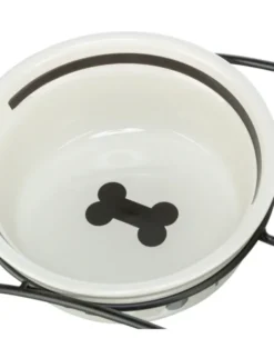 TRIXIE Napf Food schwarz, weiß 0,6 l