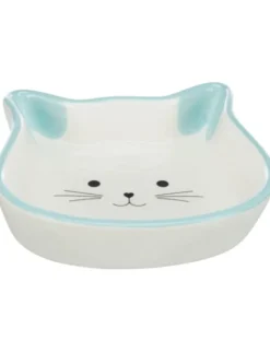 TRIXIE Napf Katzenkopf mit Gesicht 250 ml