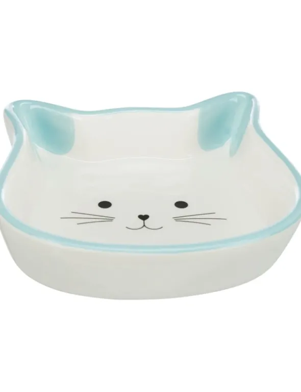 TRIXIE Napf Katzenkopf mit Gesicht 250 ml