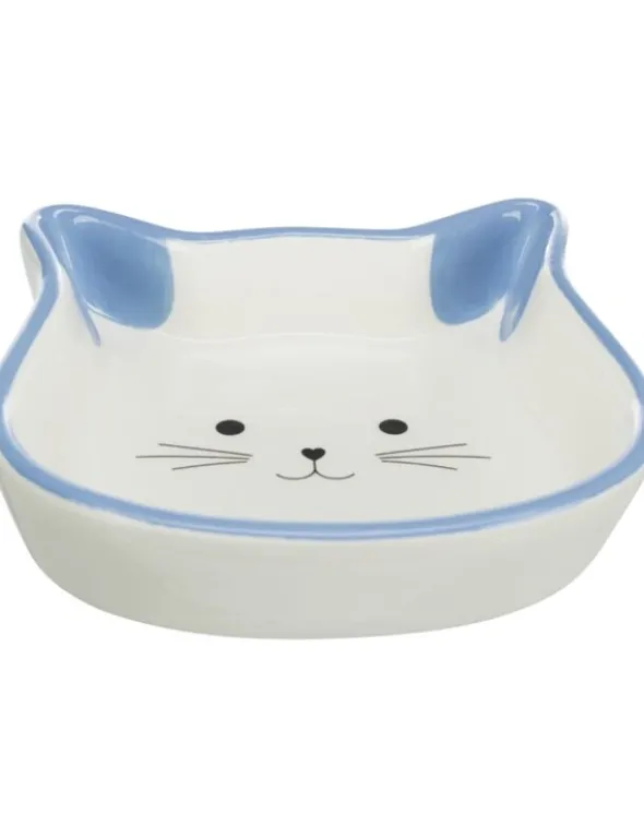 TRIXIE Napf Katzenkopf mit Gesicht 250 ml