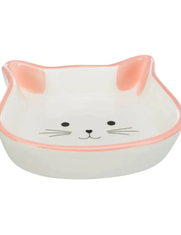 TRIXIE Napf Katzenkopf mit Gesicht 250 ml