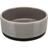 TRIXIE Napf Keramik/Gummi grau 0,75 l