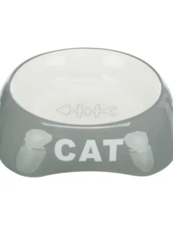 TRIXIE Napf Keramiknapf Cat Fischgräte diverse 0,2 l
