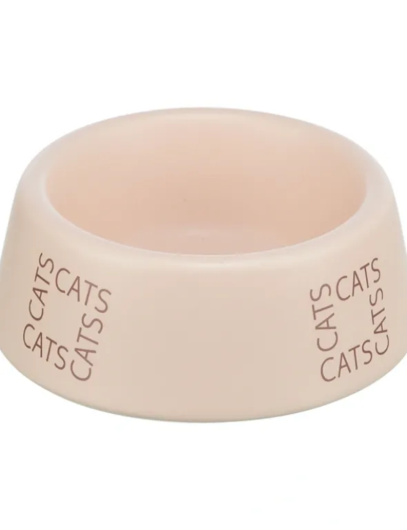 TRIXIE Napf Keramiknapf Cats rosa 0,15 l