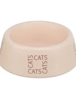 TRIXIE Napf Keramiknapf Cats rosa 0,15 l