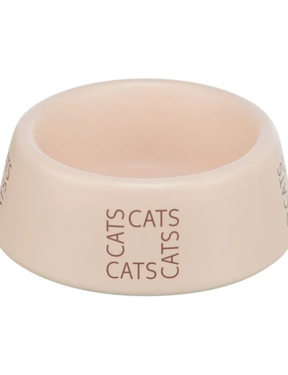 TRIXIE Napf Keramiknapf Cats rosa 0,15 l