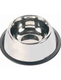 TRIXIE Napf Langohr Edelstahl silber 0,9 l