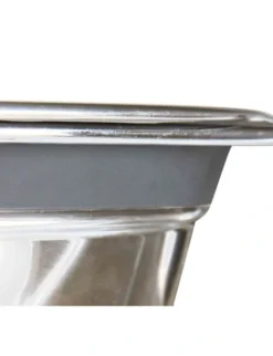 TRIXIE Napf-Set Klapperschutz grau 2 x 0,25 l