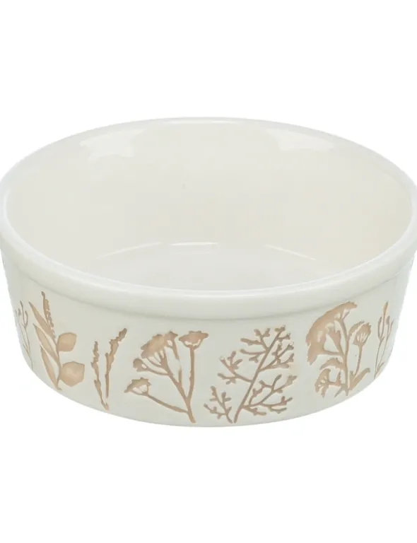 TRIXIE Napf Strukturmotiv taupe, weiß 0,3 l