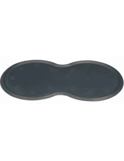 TRIXIE Napfunterlage Naturgummi dunkelgrau 45 x 25 cm
