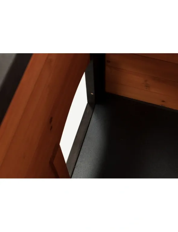 TRIXIE natura Freilauf + Abdeckung braun, schwarz