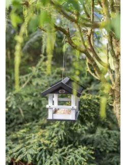 TRIXIE natura Futterhaus Aufhängen schwarz, weiß