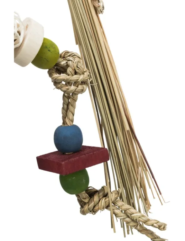 TRIXIE Naturspielzeug Holz/Rattan/Seegras bunt