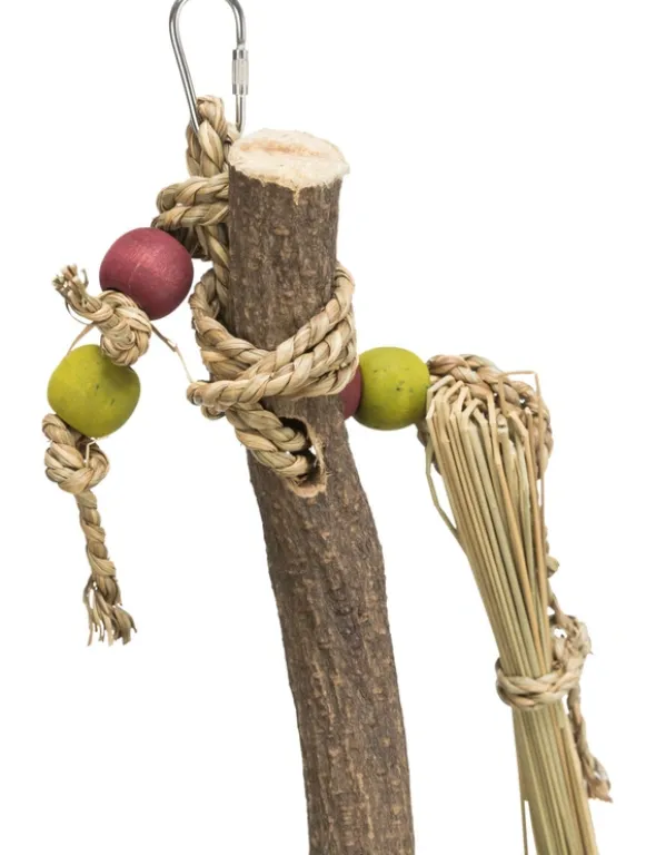 TRIXIE Naturspielzeug Holz/Rattan/Seegras bunt