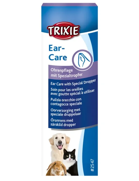TRIXIE Ohrenpflege mit Spezialtropfer weiß 50ml