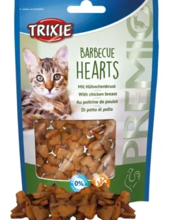 TRIXIE PREMIO Barbecue Hearts mit Hühnerbrust Mit Hühnerbrust 50g