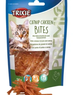 TRIXIE PREMIO Catnip Chicken Bites Hühnerbrust & Katzenminze 50g