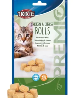 TRIXIE PREMIO Chicken & Cheese Roll Mit Huhn & Käse 50g