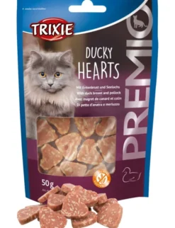 TRIXIE PREMIO Ducky Hearts Mit Entenbrust & Seelachs 50g