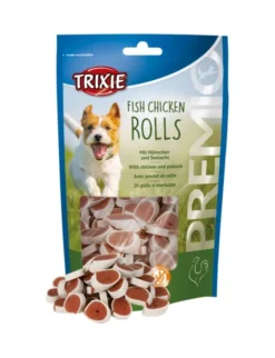 TRIXIE PREMIO Fish Chicken Rolls 75g
