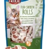 TRIXIE PREMIO Fish Chicken Rolls Mit Huhn & Seelachs 50g