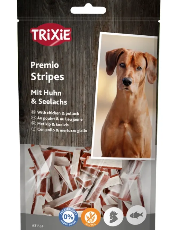 TRIXIE Premio Fish Chicken Stripes 73g