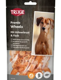 TRIXIE Premio Fish Chicken Wheels 68g