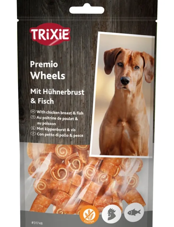 TRIXIE Premio Fish Chicken Wheels 68g