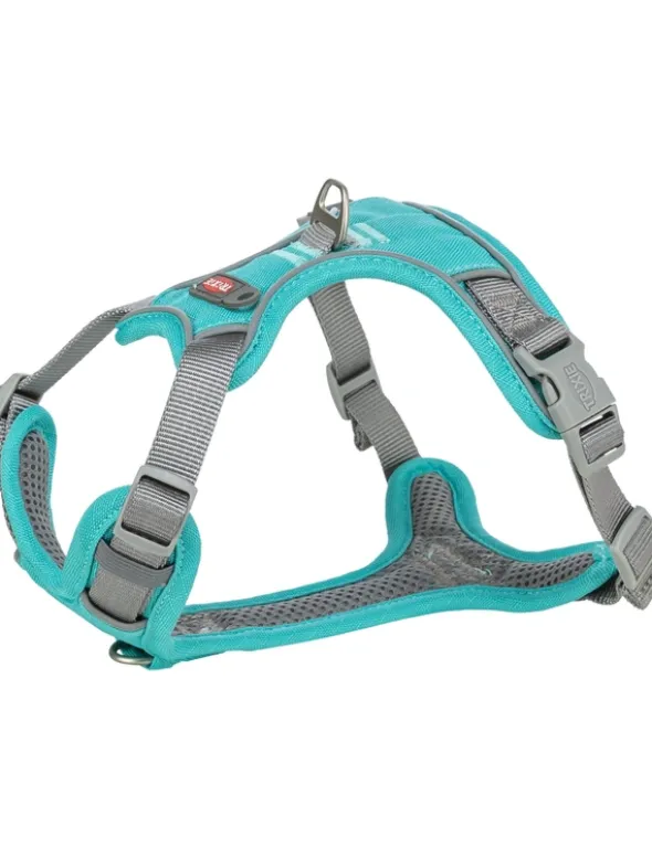 TRIXIE Premium Active Geschirr aqua XS-S